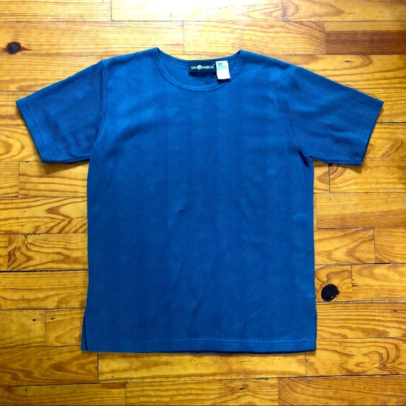 EUC VTG Ribbed Sag Harbor Sweater - Picture 2 of 6